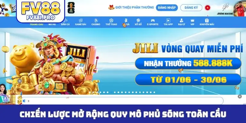 Chiến lược mở rộng quy mô phủ sóng toàn cầu