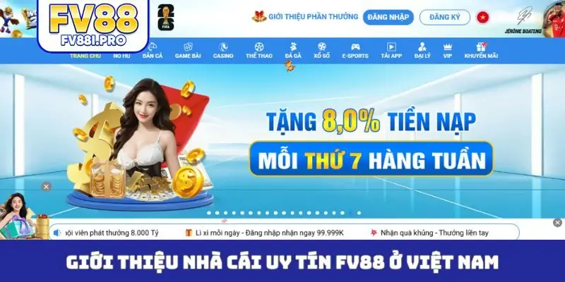 Giới thiệu nhà cái uy tín FV88 ở Việt Nam